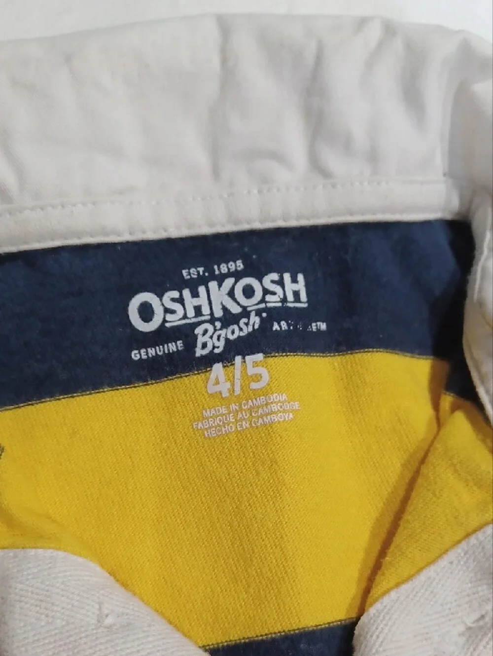 OshKosh B'gosh Striped Rugby Top